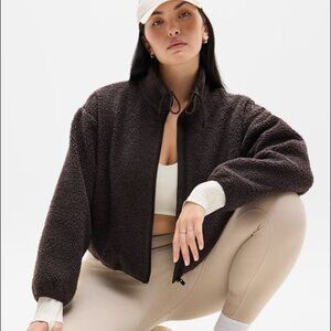 Athleta In the Clouds Jacket Color Truffle